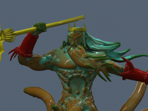 Poseidon 3Dモデル