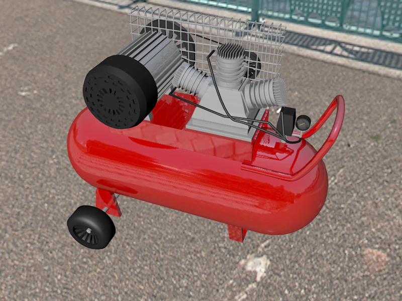 compressor 3D Model .c4d .max .obj .3ds .fbx .stl .blend 