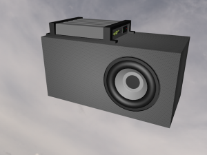 subwoofer Modèle 3D