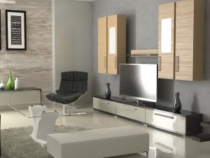 interior design living room 3D 模型