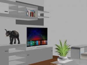 interior design living room Modello 3D