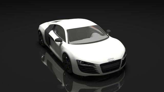 audi r8 3D Model .c4d .max .obj .3ds .fbx .stl .blend 