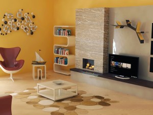 interior design living room 3D 模型