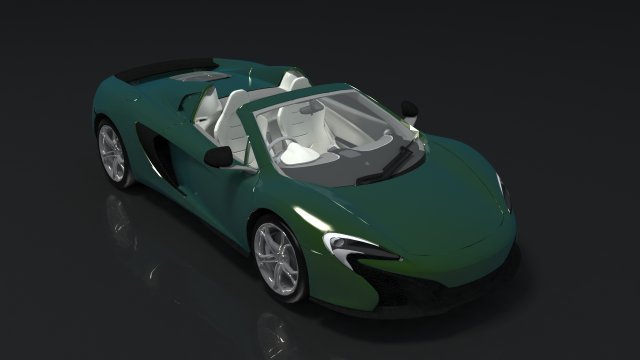mclaren 3D 模型 .c4d .max .obj .3ds .fbx .stl .blend 