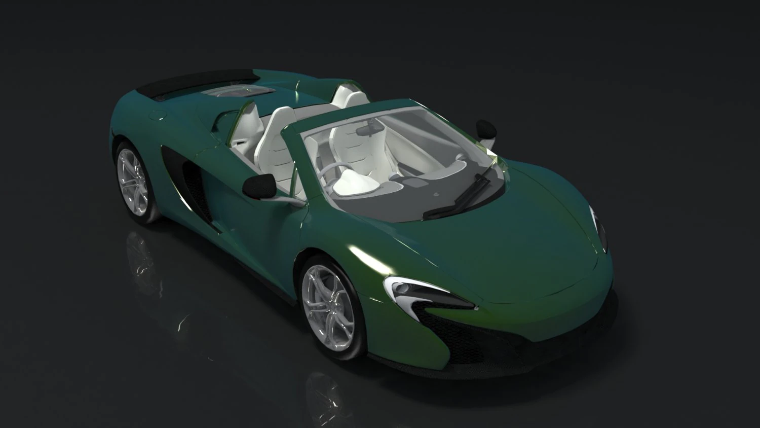 mclaren 3D Model .c4d .max .obj .3ds .fbx .stl .blend 