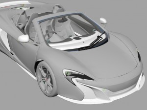 mclaren 3D 模型