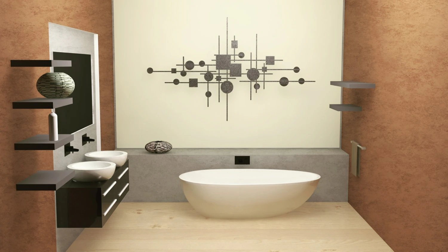 interior design bathroom 3D Model .c4d .max .obj .3ds .fbx .stl .blend 