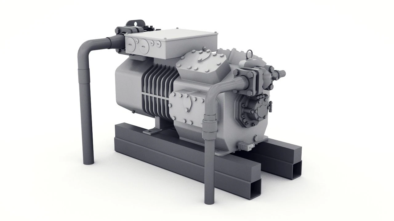 diesel generator 3D Model .c4d .max .obj .3ds .fbx .stl .blend 