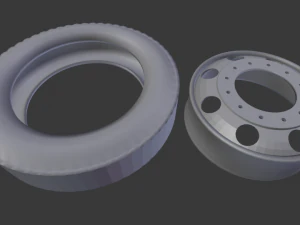 wheel 3D Print Model