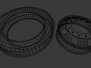 wheel 3D Print Model