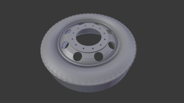 wheel 3D Print Model .c4d .max .obj .3ds .fbx .stl .blend
