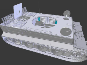 tiger tank 3D Print Model