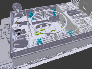 tiger tank 3D प्रिंट मॉडल