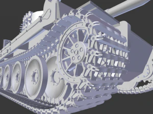 tiger tank 3D Print Model
