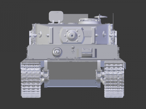 tiger tank 3D प्रिंट मॉडल