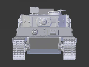 tiger tank 3D Print Model