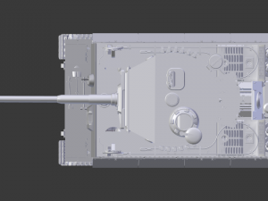 tiger tank 3D प्रिंट मॉडल