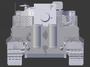 tiger tank 3D Print Model