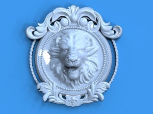 lionrelief 3D Принт Модель