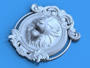 lionrelief 3D-Druckmodell