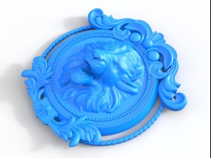 lionrelief 3D-Druckmodell