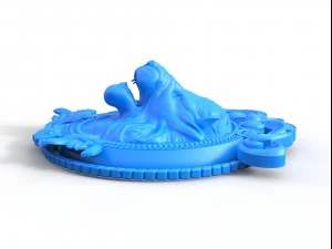 lionrelief 3D Print Model