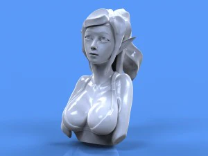 elfgirl 3D Print Model