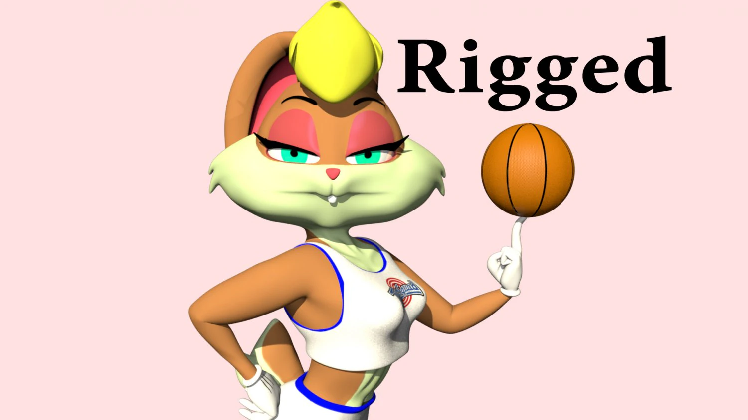 lola bunny 3D Model .c4d .max .obj .3ds .fbx .stl .blend 