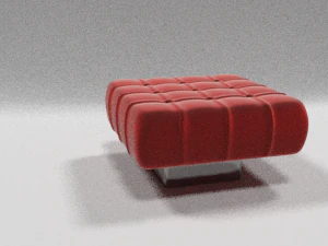 레드벨벳 푸프 3D 모델