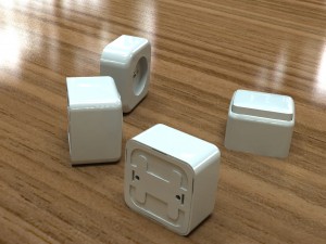 bundle power sockets and light switch 3D 모델