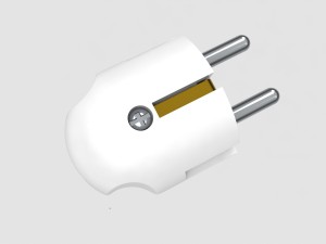 bundle electric plugs and power socket 3D Модель
