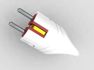 bundle electric plugs and power socket 3D Model