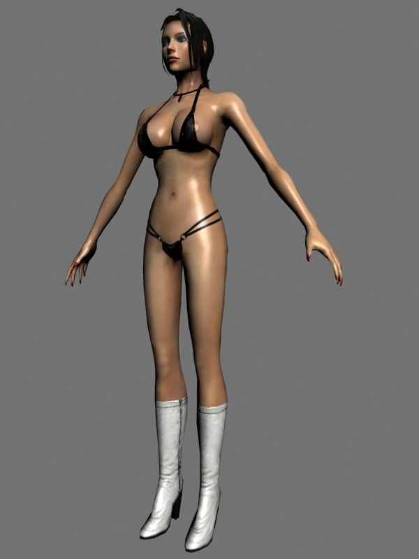 alina 3D Model .c4d .max .obj .3ds .fbx .stl .blend 