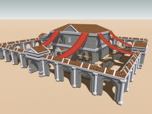 roman market 3D 모델