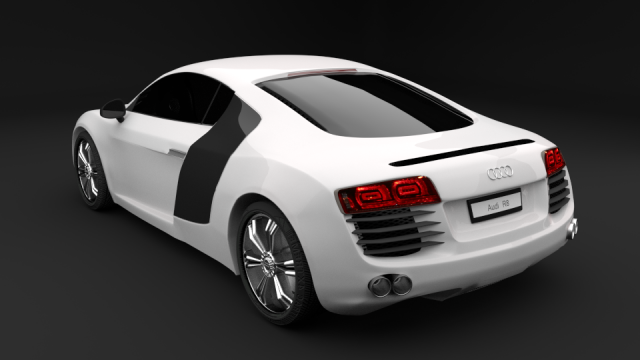 audi r8 Modelo 3D .c4d .max .obj .3ds .fbx .stl .blend 