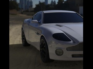 aston martin v12 Model 3D