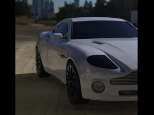 aston martin v12 3D Model