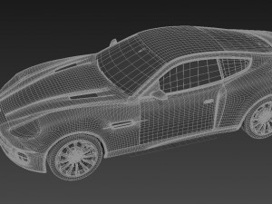 aston martin v12 Model 3D