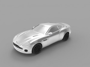 aston martin v12 Model 3D