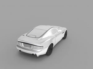 aston martin v12 3D Model