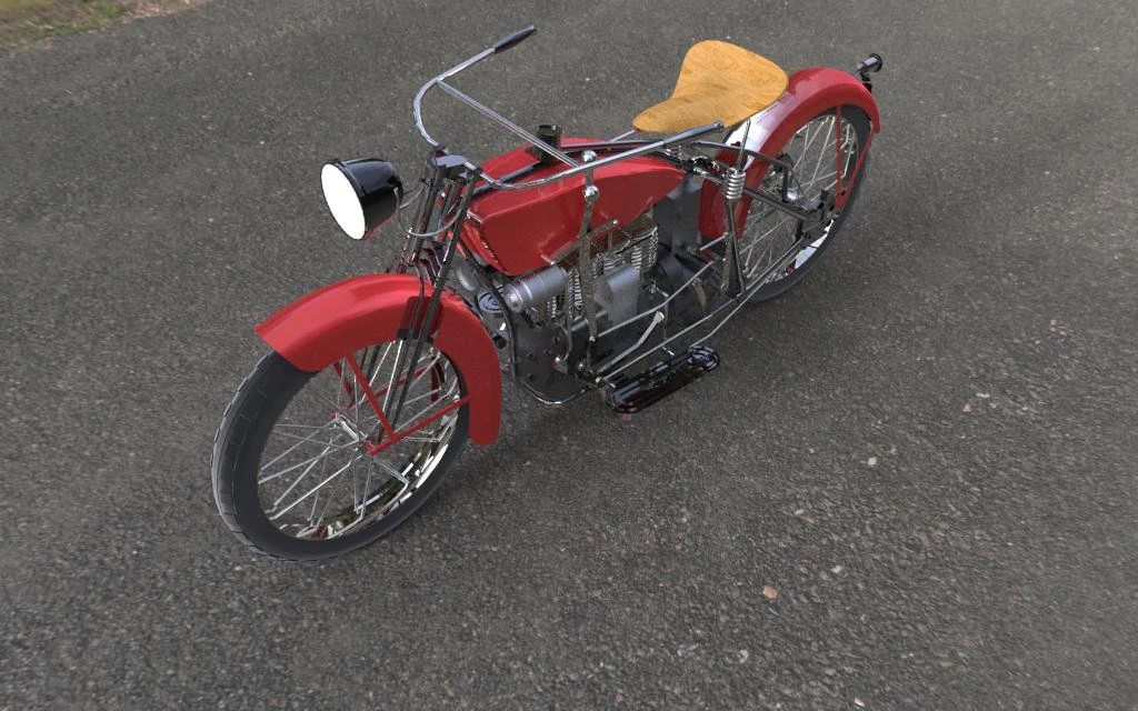 ace 1924 3D Model .c4d .max .obj .3ds .fbx .stl .blend 