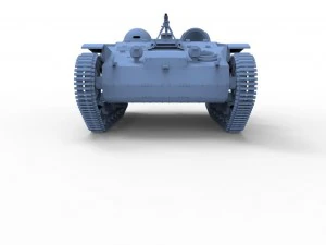 renault ue chenillette 3D Model