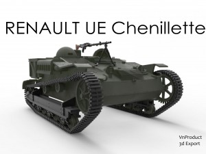 renault ue chenillette 3D Model