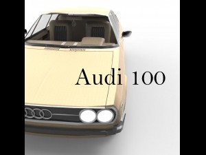 audi 100 Model 3D