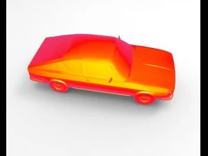 Audi 100 Modello 3D