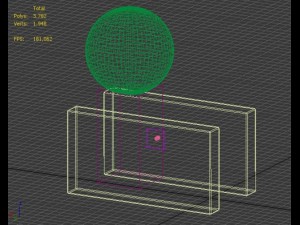 desktop wooden minimal lamp Model 3D