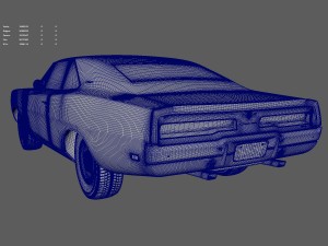 Dodge charger 500 hemi 1969 3D Model