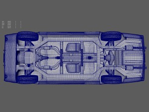 Dodge charger 500 hemi 1969 3D Model