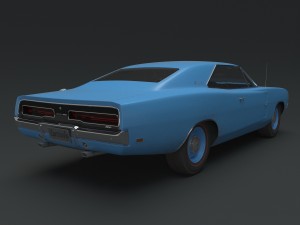 Dodge charger 500 hemi 1969 3D Model
