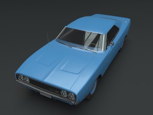 Dodge charger 500 hemi 1969 3D Model